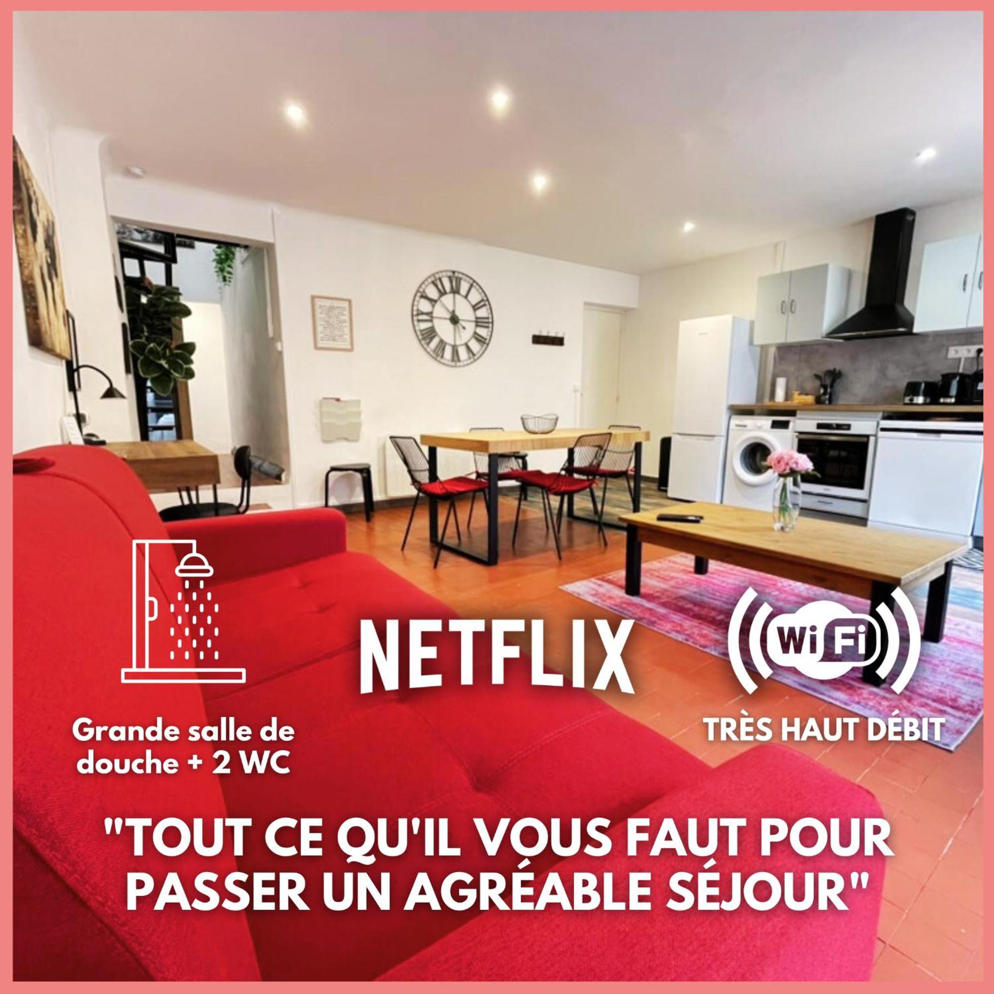Spacieux Appartement T4 / 70 M2 8 Personnes Aix-en-Provence Bagian luar foto